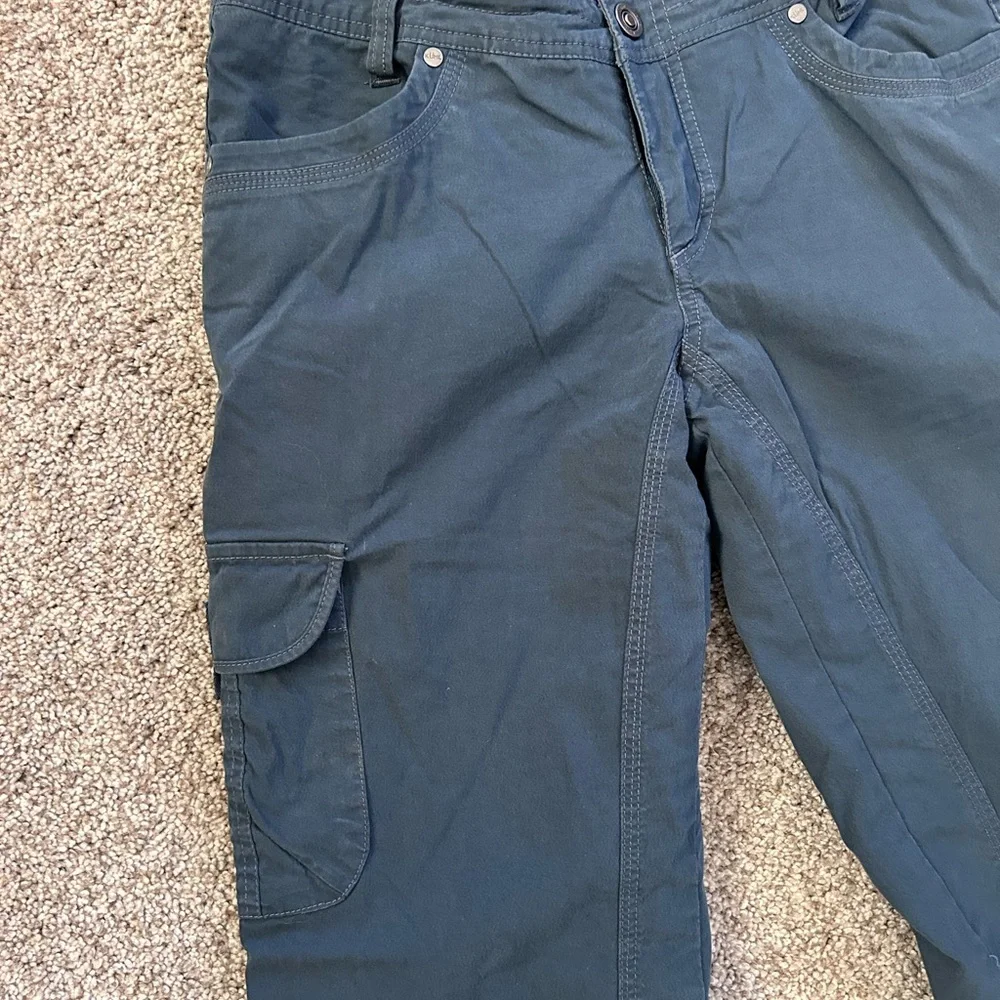 Kuhl Splash Roll Up Pants in Metal Blue. EUC. UPF 50. Quick dry. Hiking. - Picture 7 of 16
